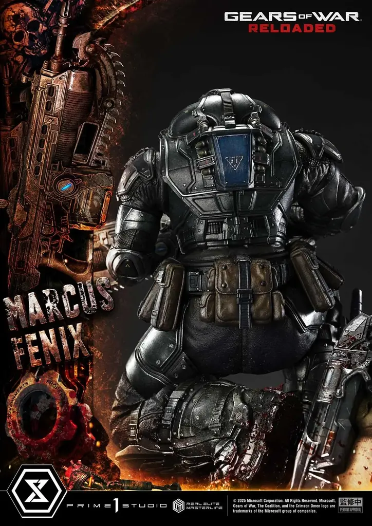 傑作TPS『Gears of War: Reloaded』より、「マーカス・フェニックス」の1/3スケールスタチューが登場 画像 6