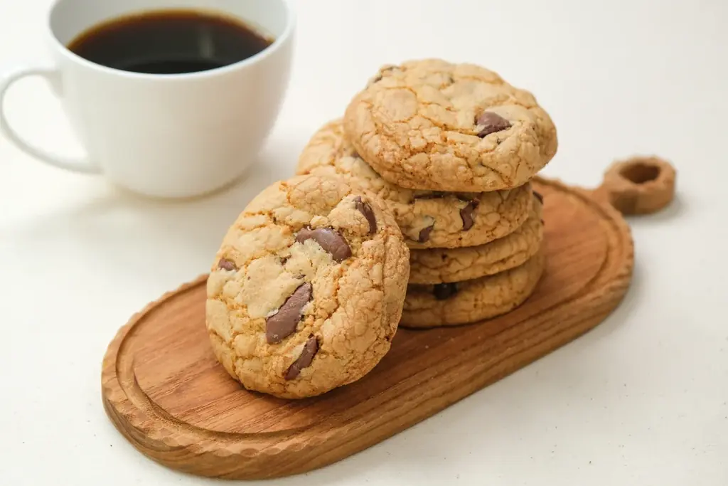 「レンジで10秒」で変わる食感。素朴でどこか懐かしい大判アメリカンサイズのクッキー『あたためて楽しむチョコチップクッキー』をスナックミーオンラインストアで期間限定発売 画像 1