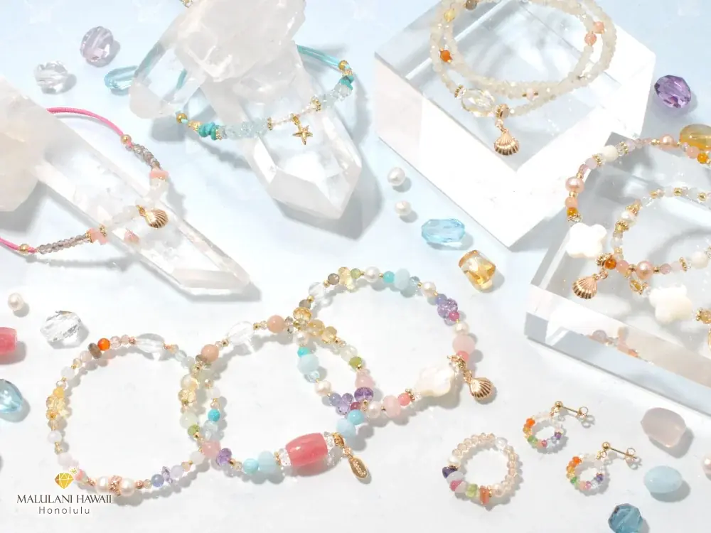 【金運＆厄除けに】ルチルクオーツが輝くパワーストーンブレスレット「ルチルエンペラー」、ハワイ発「マルラニハワイ」表参道店限定で新登場！ 画像 10