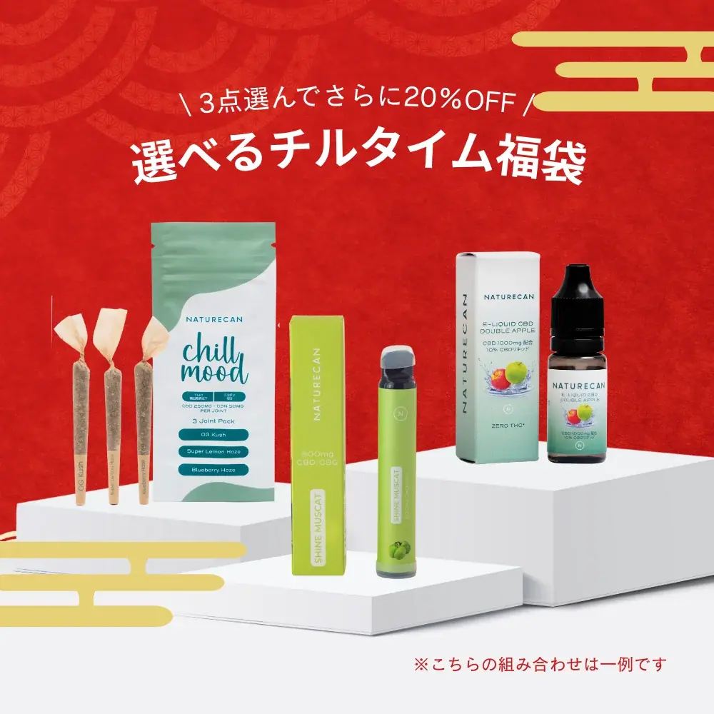 Naturecanのニューイヤーセールで、組み合わせ自由なCBD福袋3種とアシュワガンダ福袋が発売開始！｜Naturecan 画像 2