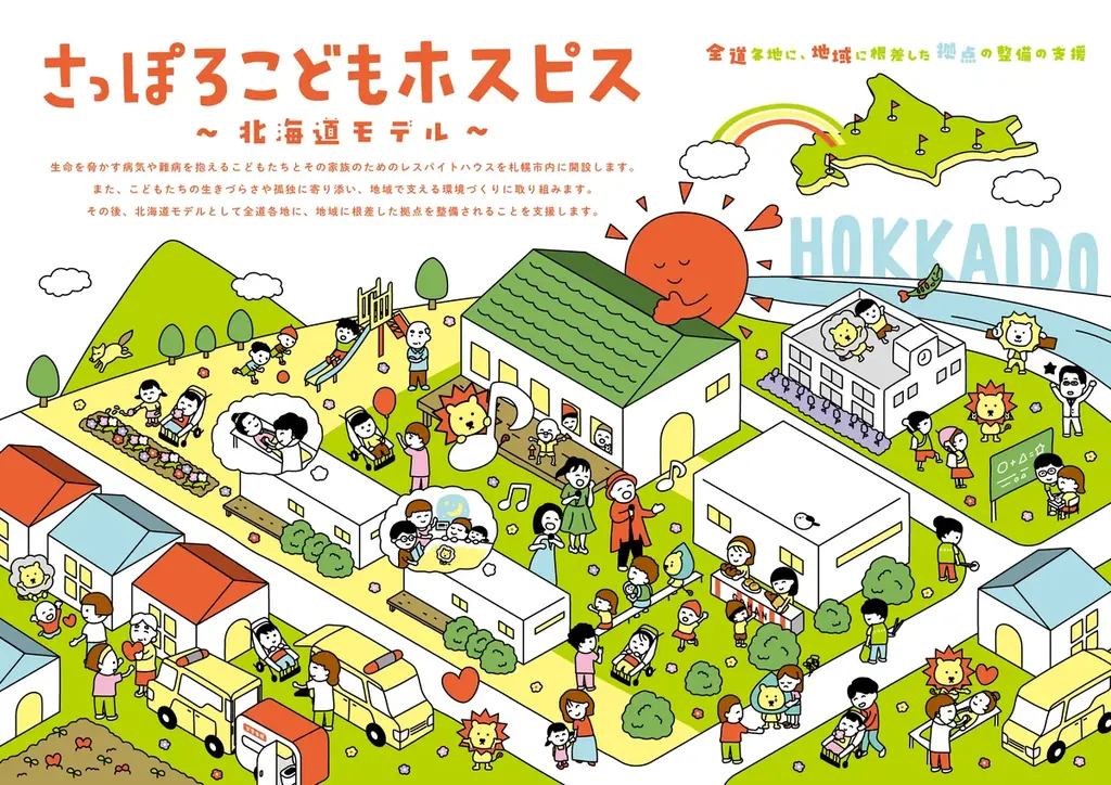 さっぽろこどもホスピス特設ページ公開、1/25に愛称投票