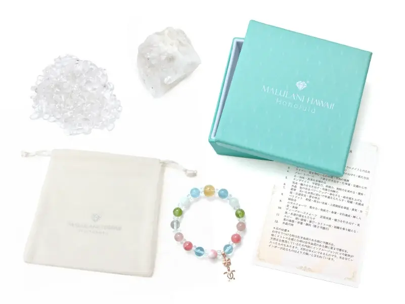【2026新春】あなただけの“守護石”ブレスレットを作成！オーダーメイド＆浄化グッズが入ったスペシャルセットが表参道店限定で新発売｜ハワイ発パワーストーンジュエリーブランド「マルラニハワイ」 画像 4