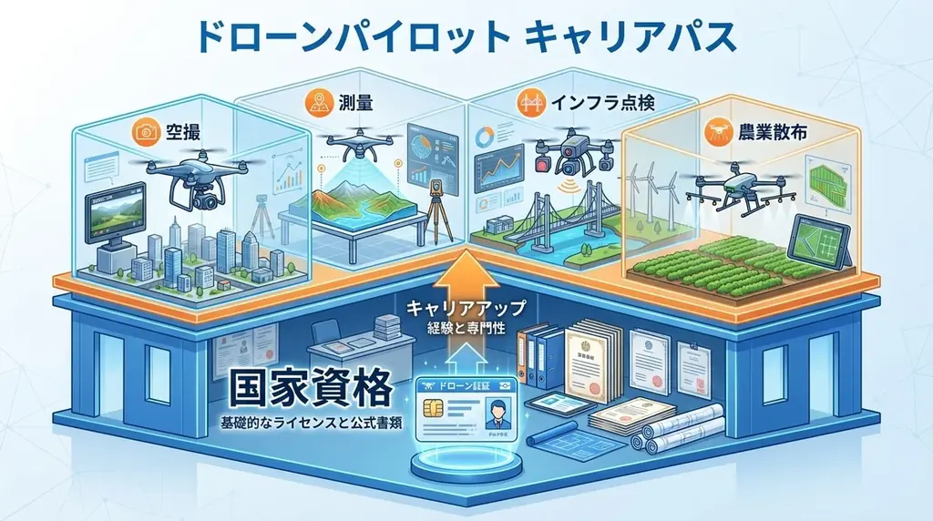 国家資格だけでは不十分　1月開始のドローン勉強会と4月の業種別ライセンス