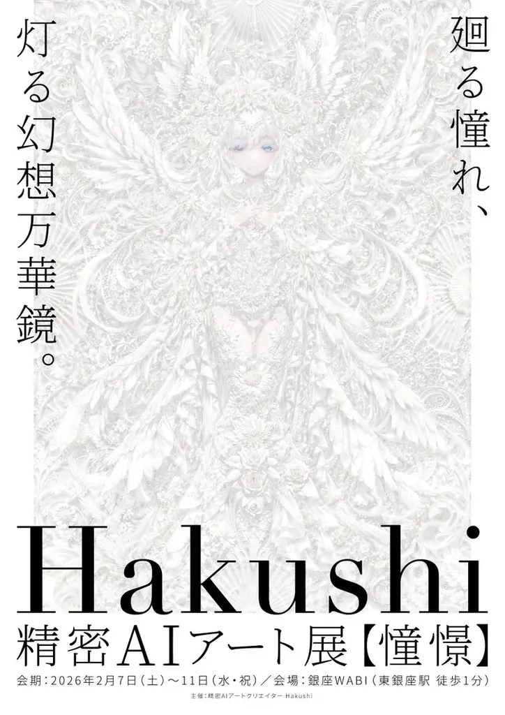 カスタマークラウド、AIアート分野の第一人者が参画――日本AIアートNFT市場で最高額「1ETH」を記録した精密AIアートクリエイターHakushi氏をメディア事業 AI講師・インフルエンサー枠に登録 画像 2