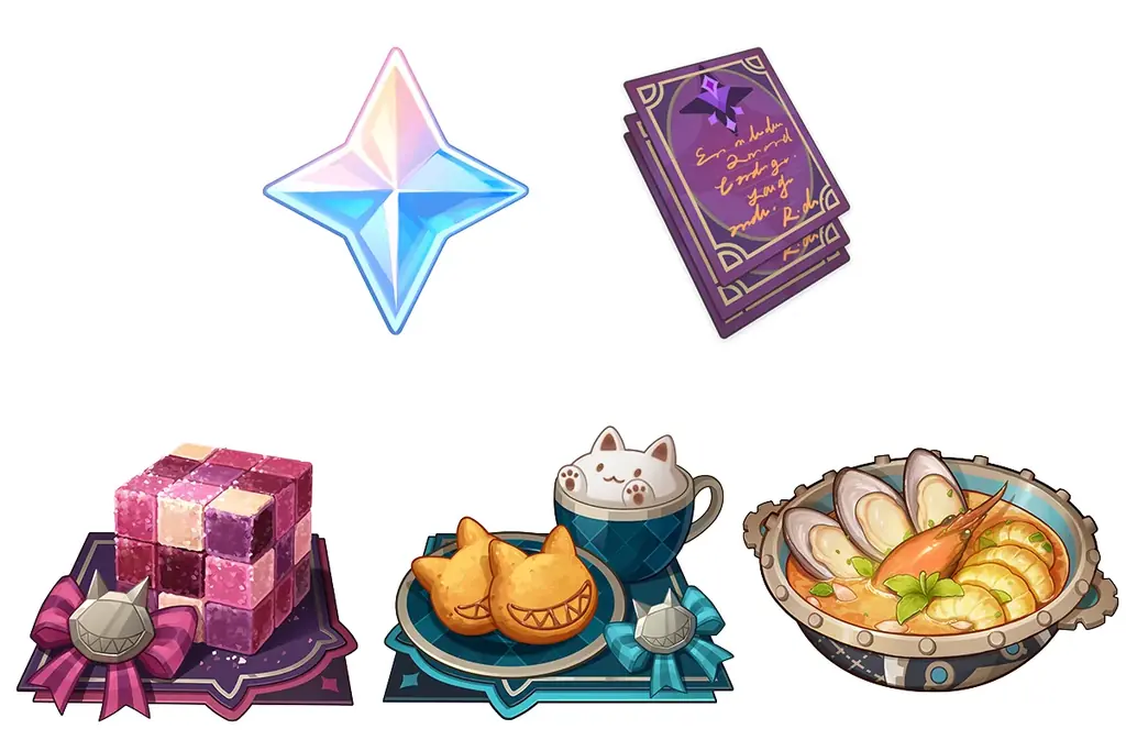 『原神』×「明治」コラボキャンペーン「冬のぬくもり～お月様のご褒美～」を1月20日より開催！ローソンで描き下ろしイラストのオリジナルグッズやフードを手に入れよう！ 画像 6