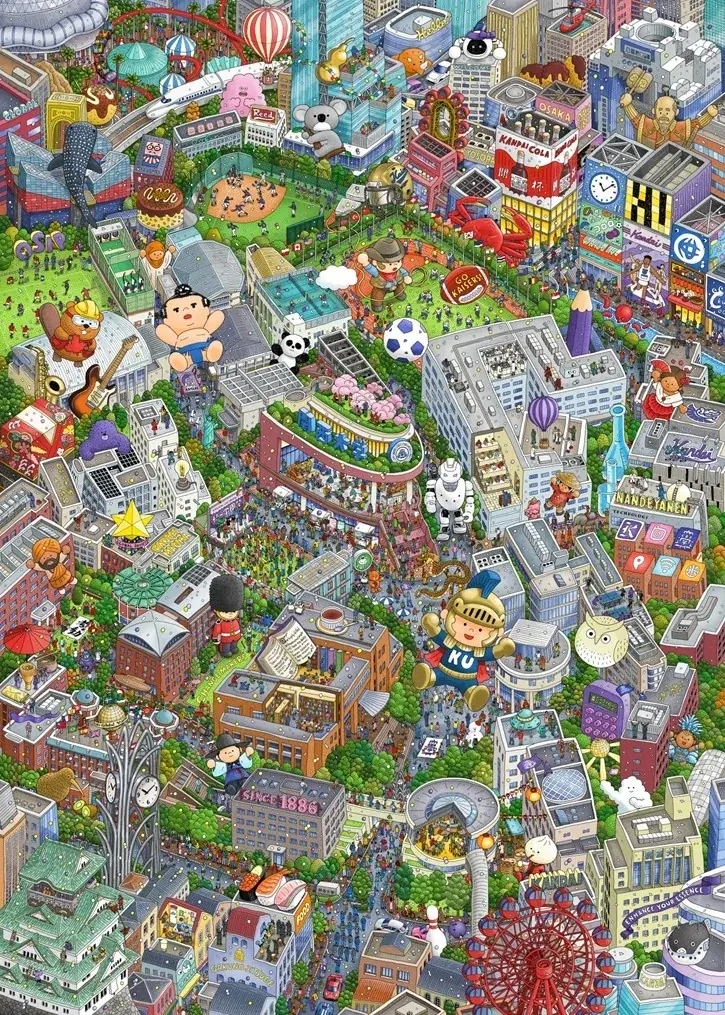 関大×IC4DESIGNの新ビジュアル公開　多文化共修を一枚で表現