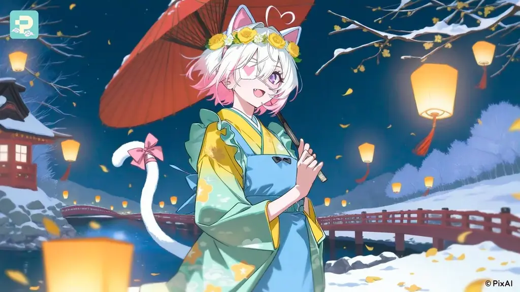 PixAIが新年MV『暁光ノ祭宴』公開　お正月コンテスト実施