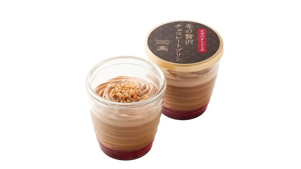 上品なチョコレートと甘酸っぱいラズベリーが香る、贅沢な冬限定プリンを新発売 画像 2