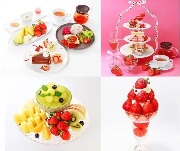 【あべのハルカス近鉄本店】旬を味わう「フルフルール」で、毎年大人気の「いちごフェア」が１月５日(月)よりスタート。新メインメニュー「イタリアンハンバーグ」も加わりパワーアップ。 画像 1