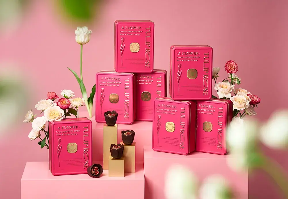 【TOKYOチューリップローズ】ショコラなのに天然のローズの香り。バレンタイン新作『チューリップローズ ショコラ・フルコース』誕生 画像 4