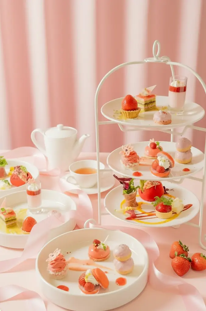 大人気の苺スイーツ盛りだくさん《ストロベリーアフタヌーンティー》が1月～4月の期間限定で新発売 | 沖縄・ラグナガーデンホテル 画像 1