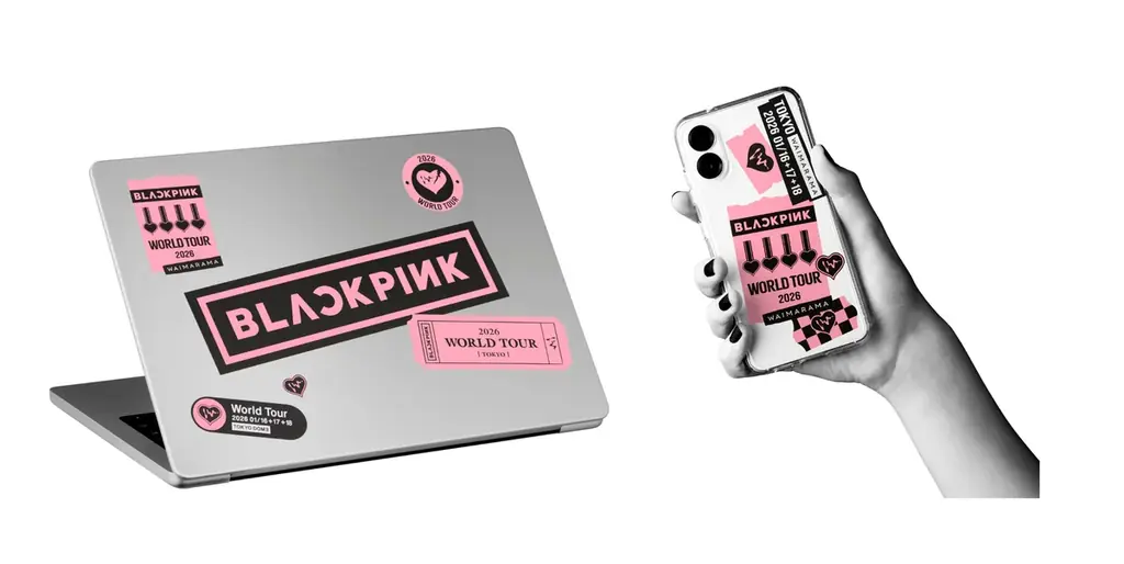 ワイマラマジャパン、「BLACKPINK WORLD TOUR ＜DEADLINE＞ IN TOKYO」連動企画特大オリジナルステッカー付き限定ワインを2026年1月6日（火）より販売開始 画像 3