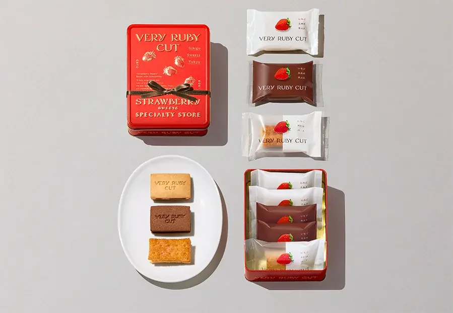 【バレンタインシーズン限定】開ける前から喜ばれる。ときめきが詰まった真っ赤な苺アソート缶が新登場。いちごスイーツ専門店「VERY RUBY CUT」 画像 2