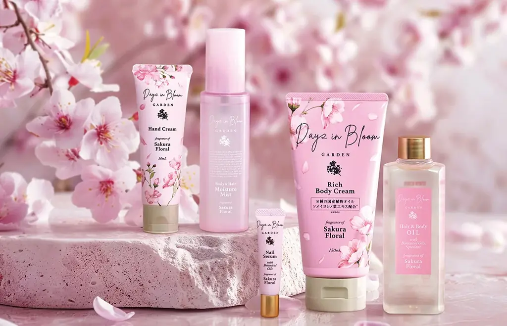 桜香る、春のぬくもりを纏うボディケア『デイズインブルーム ガーデン』より数量限定発売 画像 1
