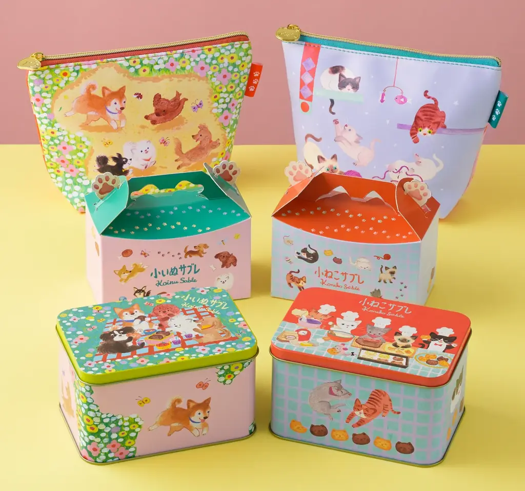 小犬と小ねこの焼菓子発売