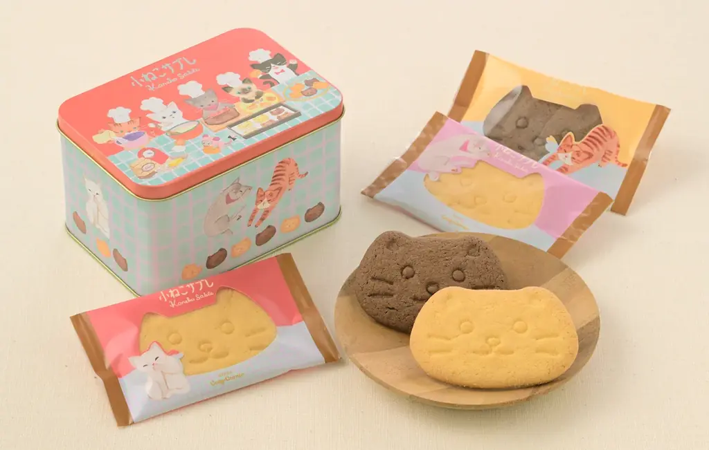 【銀座コージーコーナー】かわいらしさ、“ニャン”バー“ワン”♪「小犬」と「小ねこ」の焼菓子シリーズが缶・ポーチ・BOXの3種で登場！ 画像 4