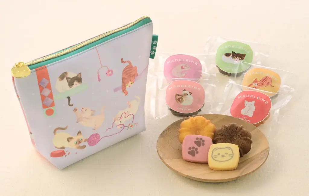 【銀座コージーコーナー】かわいらしさ、“ニャン”バー“ワン”♪「小犬」と「小ねこ」の焼菓子シリーズが缶・ポーチ・BOXの3種で登場！ 画像 8