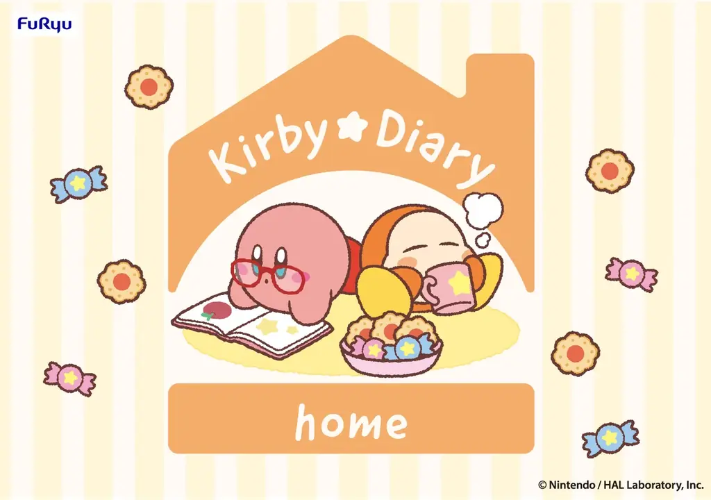 カービィたちといっしょにすごして癒しのおうち時間を♪フリューの大人気シリーズ「Kirby★Diary」第2弾が1月から順次登場 画像 1