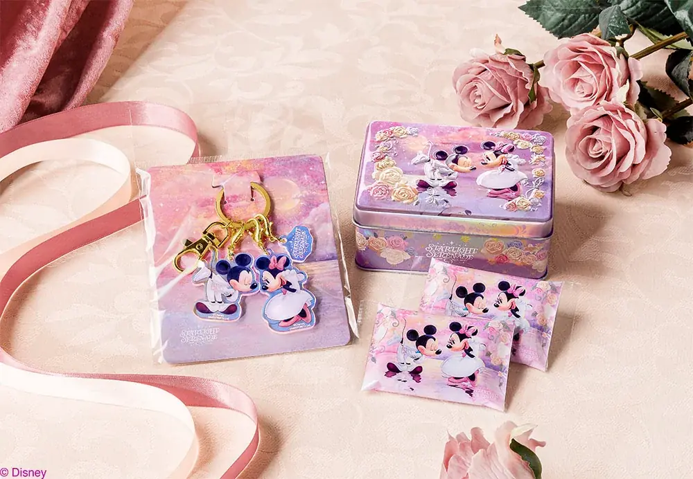 【東京ばな奈】「ミッキーマウス」と「ミニーマウス」が主役の新作スイーツ誕生。5周年の描きおこし記念アート“スターライトセレナーデ”第2弾 画像 11