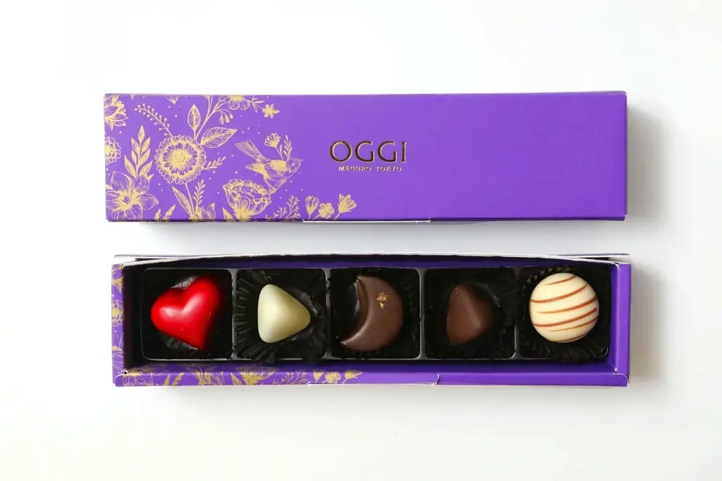 【バレンタイン2026】「OGGI（オッジ）」が贈る、自分チョコ向け『ペアアソート』＆NEWデザインBOXの『ショコラ』が新発売！フルーツ香るゼリー入りで楽しめるまろやかなバレンタイン限定ショコラ 画像 4