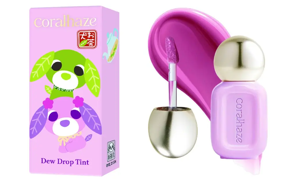 『お茶犬』着想の限定リップが誕生！韓国コスメ「Coralhaze（コーラルヘイズ）」より、「デュードロップティント」 2026年１月19日（月）発売決定 画像 4