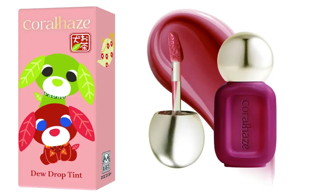 『お茶犬』着想の限定リップが誕生！韓国コスメ「Coralhaze（コーラルヘイズ）」より、「デュードロップティント」 2026年１月19日（月）発売決定 画像 6