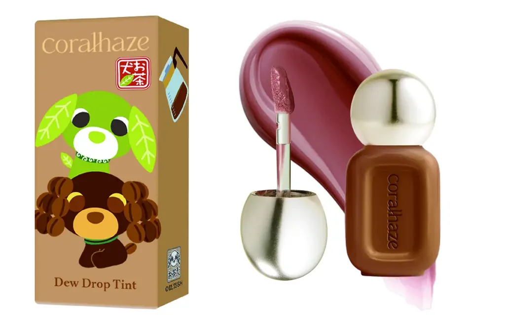 『お茶犬』着想の限定リップが誕生！韓国コスメ「Coralhaze（コーラルヘイズ）」より、「デュードロップティント」 2026年１月19日（月）発売決定 画像 8