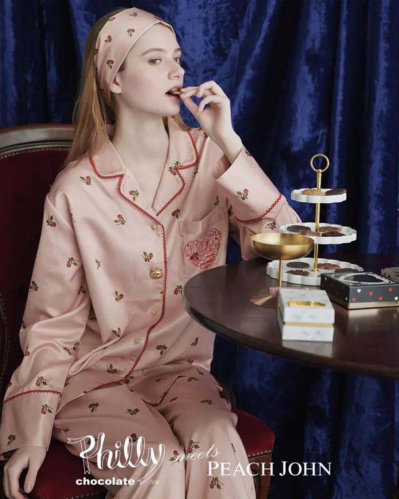 ランジェリーブランドPEACH JOHNがチョコレートブランド「Philly chocolate(フィリーチョコレート)」とのコラボコレクションを発売＜1月14日（水）発売＞ 画像 2