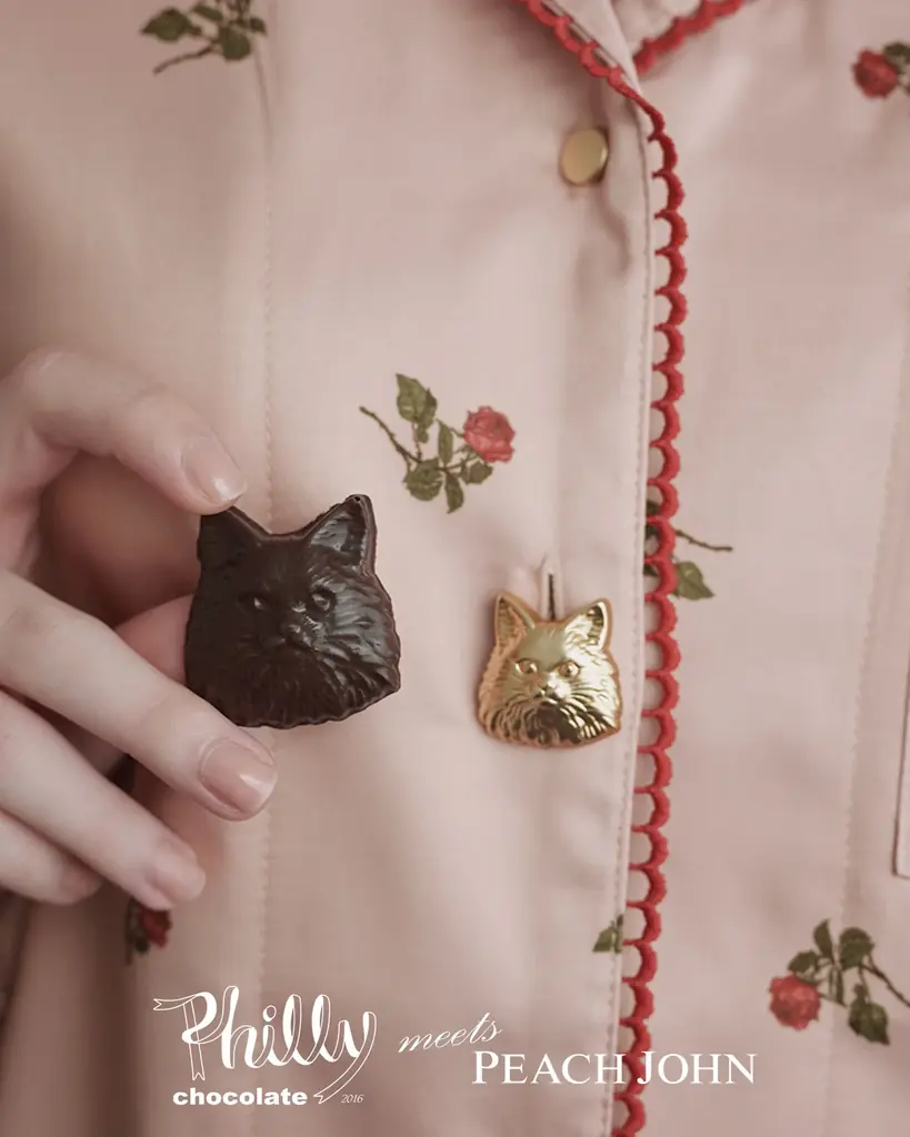 ランジェリーブランドPEACH JOHNがチョコレートブランド「Philly chocolate(フィリーチョコレート)」とのコラボコレクションを発売＜1月14日（水）発売＞ 画像 4