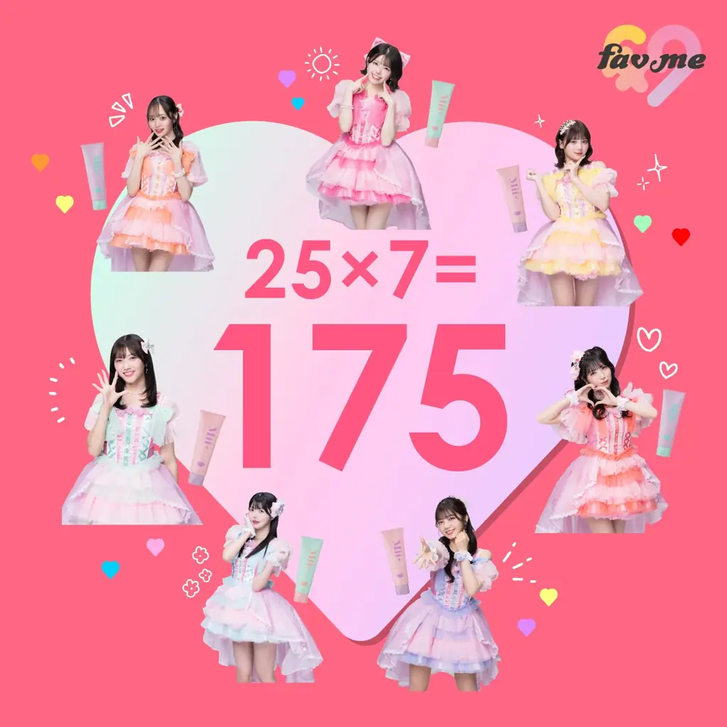 7人組アイドル fav me がヘアケアブランド「Mii+（ミープラス）」公式アンバサダーに就任！175名限定クリアファイルが当たる「My Favorite Me」キャンペーンを1月9日(金)より開始 画像 3