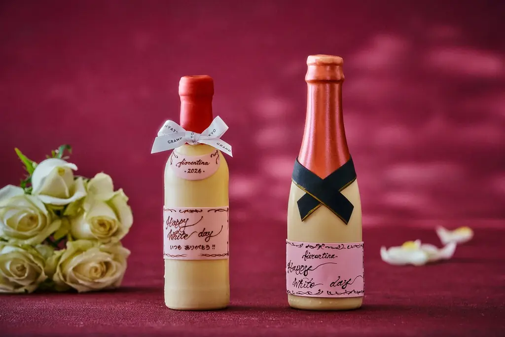 オリジナルメッセージが入れられるボトル型のチョコレートにシャンパンボトルが新登場！「ホワイトデー コレクション」 画像 2
