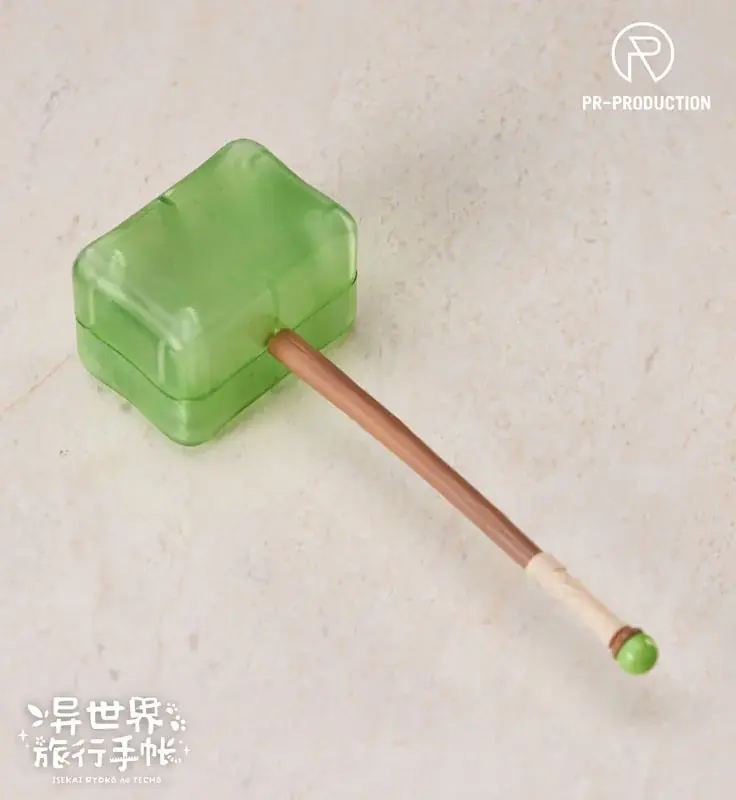 『異世界旅行手帳』より、「03 新人鍛冶師 ヘーリー・スミス」「武器パック 01 スライムブロック シリーズ」プラスチックキットが登場。 画像 18