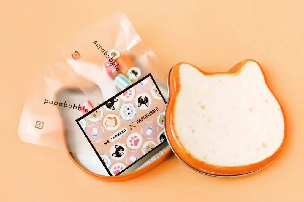 【ねこねこ×PAPABUBBLE 第2弾】「ねこねこ食パン」がキャンディ缶に！お客さまの“こねこ”がキャンディになった『こねこミックス』など猫の日にもぴったりなコラボ限定商品が新発売！ 画像 3