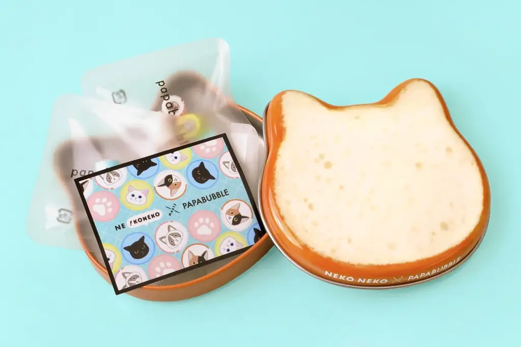 【ねこねこ×PAPABUBBLE 第2弾】「ねこねこ食パン」がキャンディ缶に！お客さまの“こねこ”がキャンディになった『こねこミックス』など猫の日にもぴったりなコラボ限定商品が新発売！ 画像 9