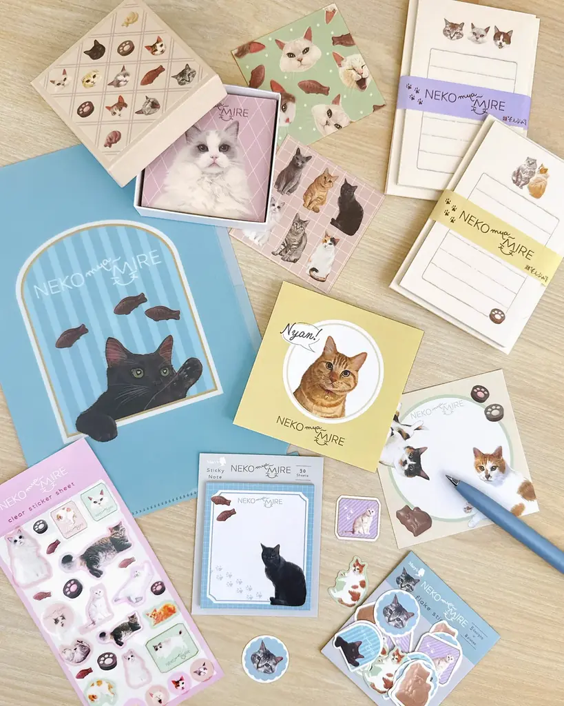 1月10日スタート ロフト×メリーチョコ『ねこみゃみれ』限定雑貨