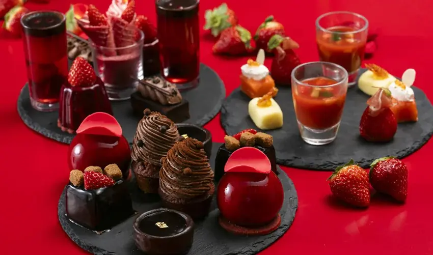 【札幌プリンスホテル】ピンクの柔らかさ、赤の華やぎを感じさせる苺の天空アフタヌーンティー202628F最上階スカイラウンジで楽しむ、苺のスイーツセレクション 画像 4