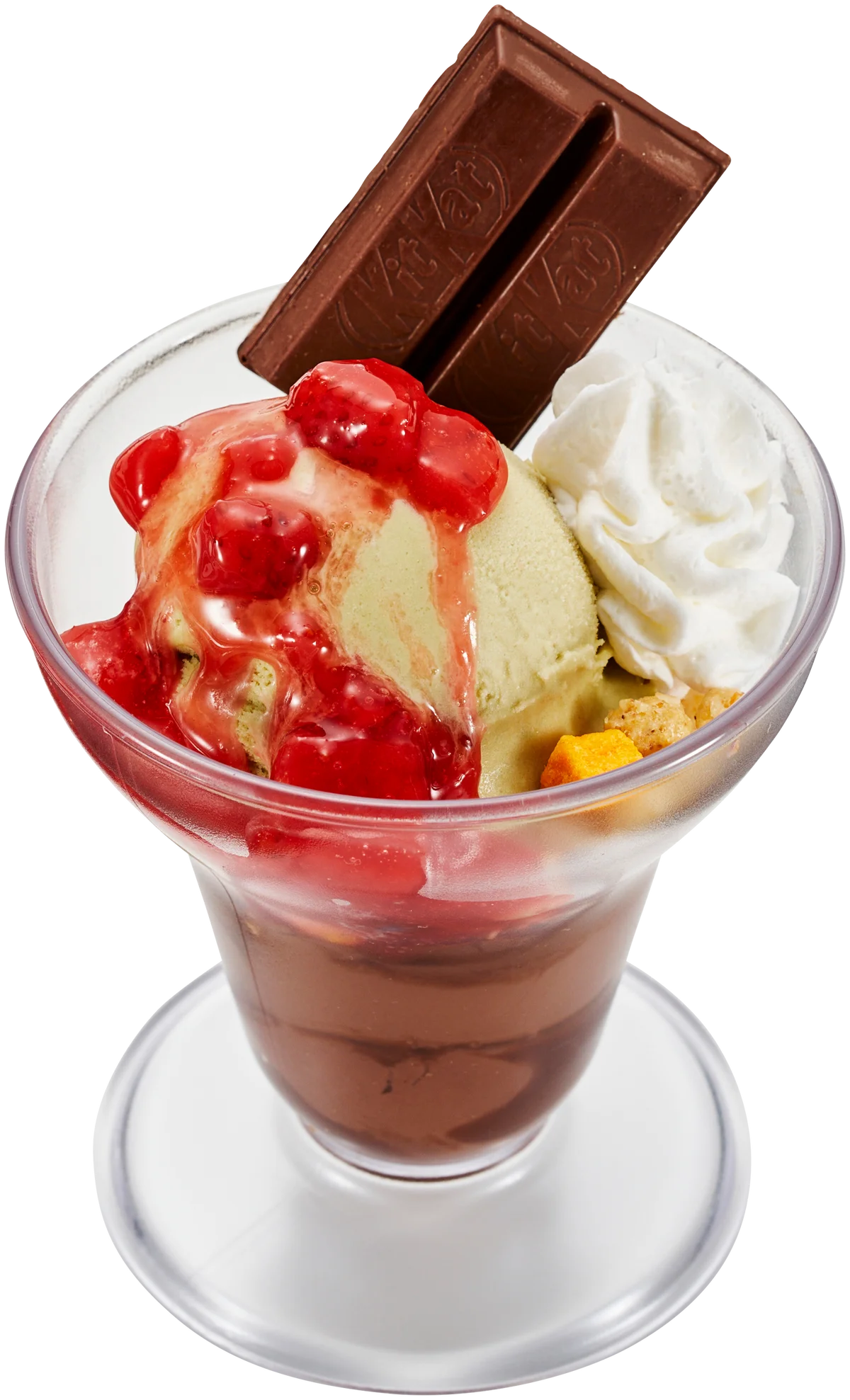 かっぱ寿司、「キットカット」とコラボしたチョコレートスイーツ、『きっと、とろける プレミアムプリンmade with KITKAT®』販売！ 画像 3