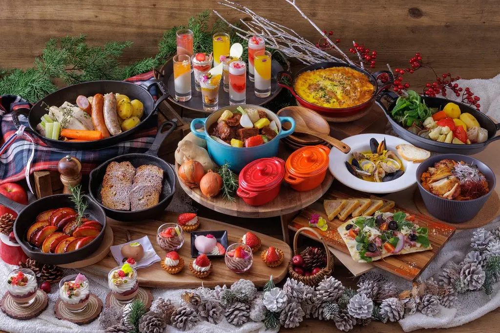 ANAクラウンプラザホテル千歳　　3人のシェフが織りなす、この冬だけの美味なる饗宴土日祝限定「スイーツ＆ランチブッフェ 匠の饗宴～冬のデザートと石窯レシピ～」開催 画像 2