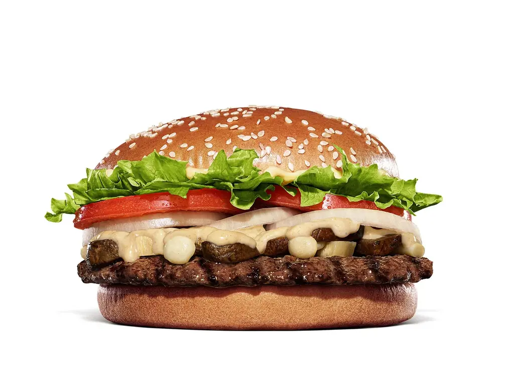 バーガーキング®の大人気期間限定商品に冬の新作！「ウィンタースペシャル マッシュルームワッパー®」新発売！まろやかなサワークリームを使用した「特製サワークリームオニオンソース」が4種のきのこと相性抜群 画像 2