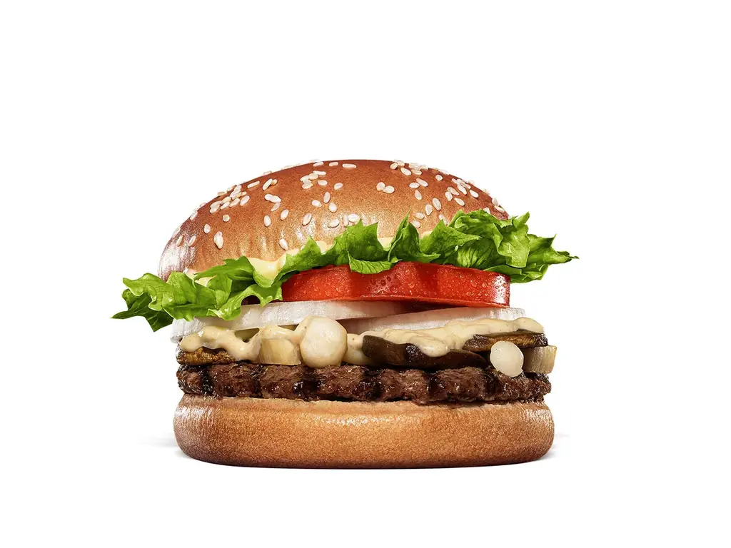 バーガーキング®の大人気期間限定商品に冬の新作！「ウィンタースペシャル マッシュルームワッパー®」新発売！まろやかなサワークリームを使用した「特製サワークリームオニオンソース」が4種のきのこと相性抜群 画像 4