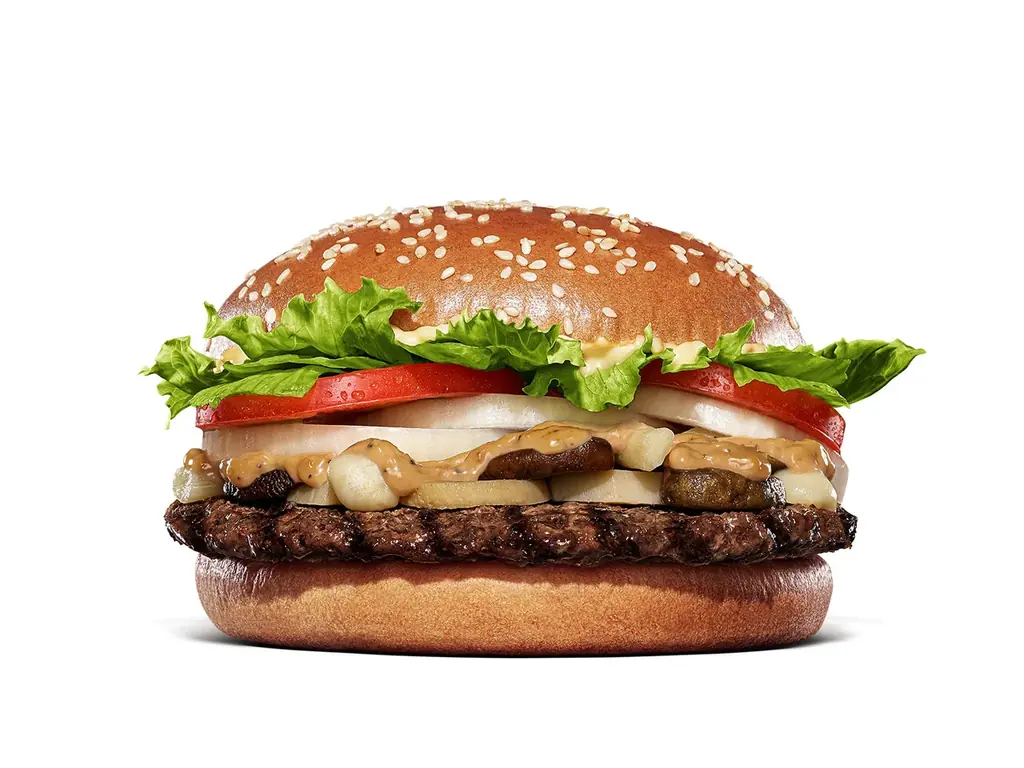 バーガーキング®の大人気期間限定商品に冬の新作！「ウィンタースペシャル マッシュルームワッパー®」新発売！まろやかなサワークリームを使用した「特製サワークリームオニオンソース」が4種のきのこと相性抜群 画像 5