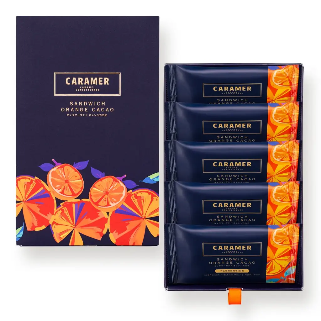 キャラメル菓子専門店「CARAMER」がジェイアール名古屋タカシマヤ　アムール・デュ・ショコラ に登場！新作「キャラマーサンド オレンジカカオ」も登場 画像 3