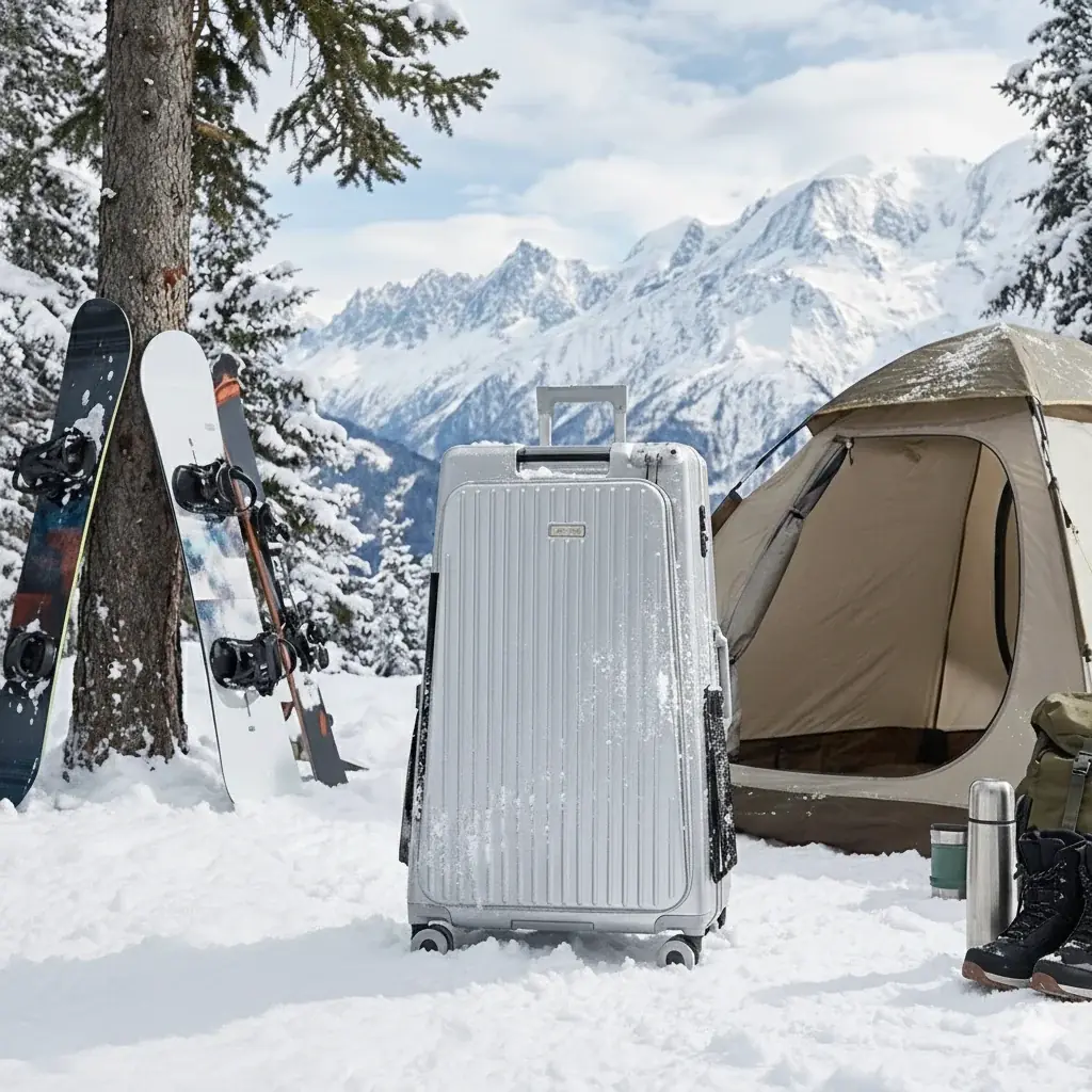 1/15発売　ボード・ブーツを一体収納する105Lスーツケース