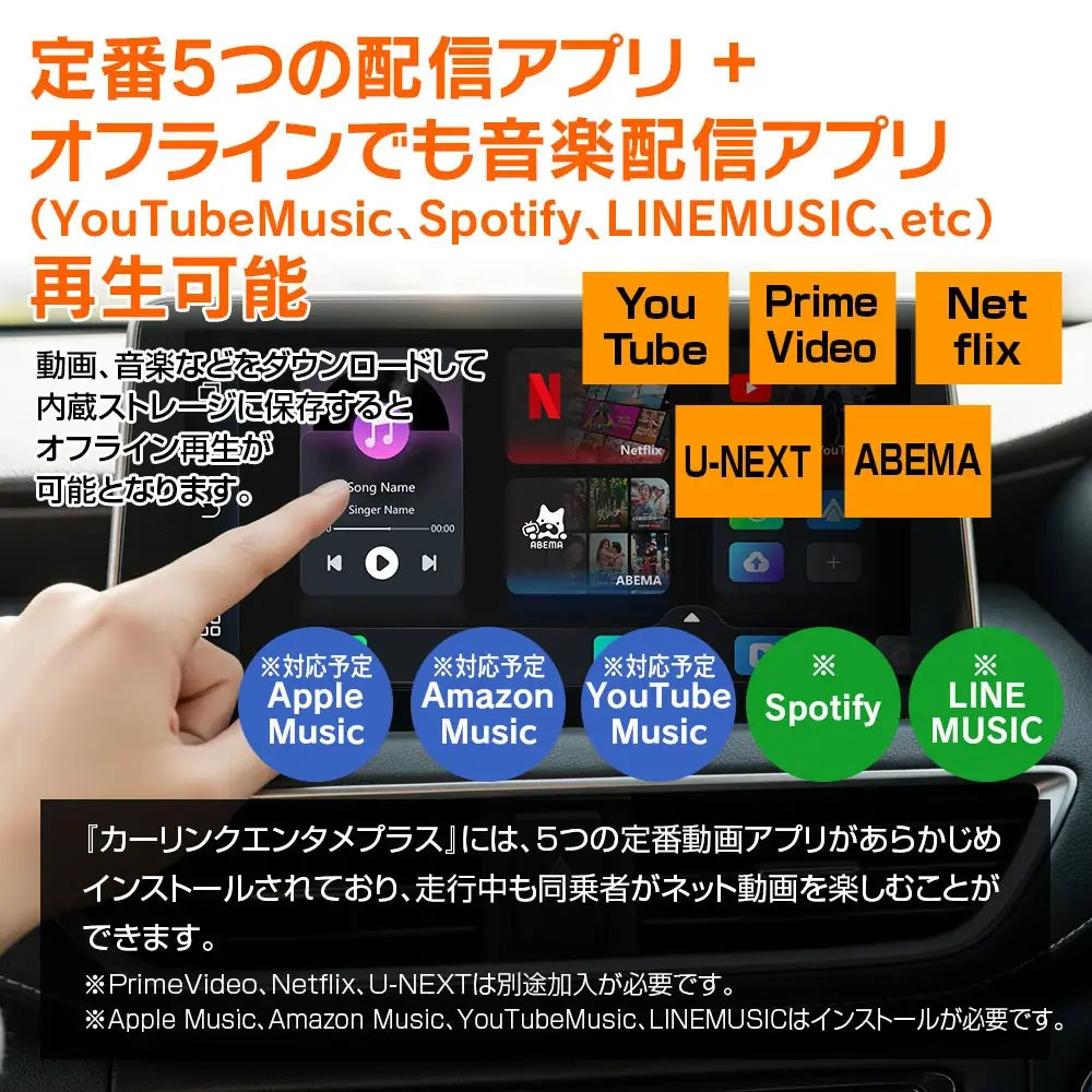 【予約殺到】ディスプレイオーディオ入力のUSBに挿すだけ！テレビキャンセラー無しでYouTubeなどのネット動画や音楽アプリを楽しめるメディアアダプターが待望の入荷！一般販売を開始します！ 画像 3