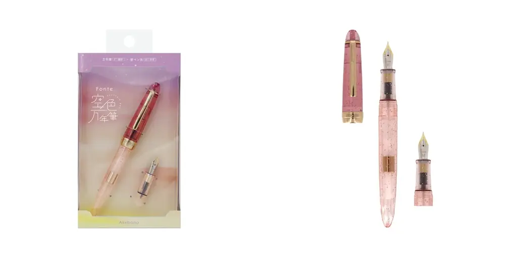 累計販売数30万本突破のスケルトン万年筆Fonteから2月に新作登場！「Fonte 空色万年筆」2026年1月17日より先行発売 画像 2