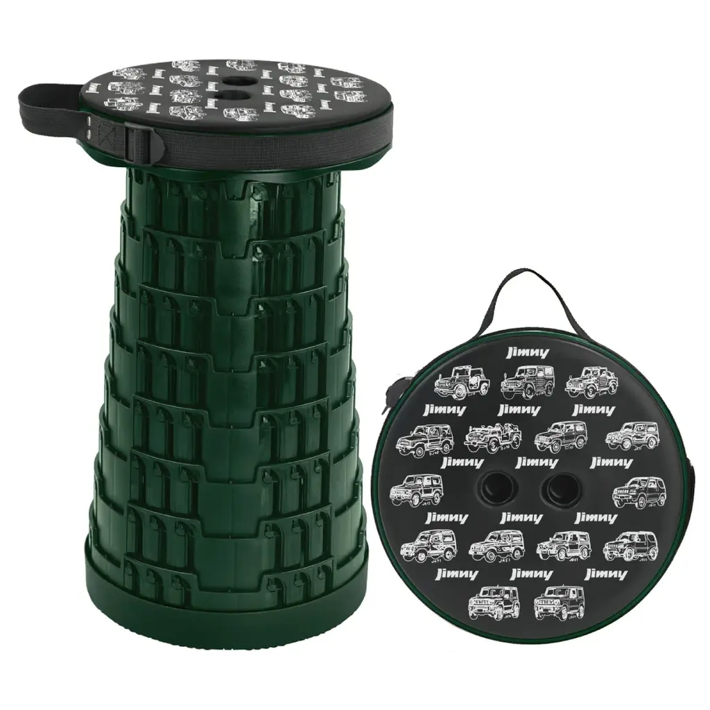 歴代ジムニーが並ぶデザイン！折りたたみスツール、東京オートサロン2026で販売！（生産数1000個限定） 画像 8