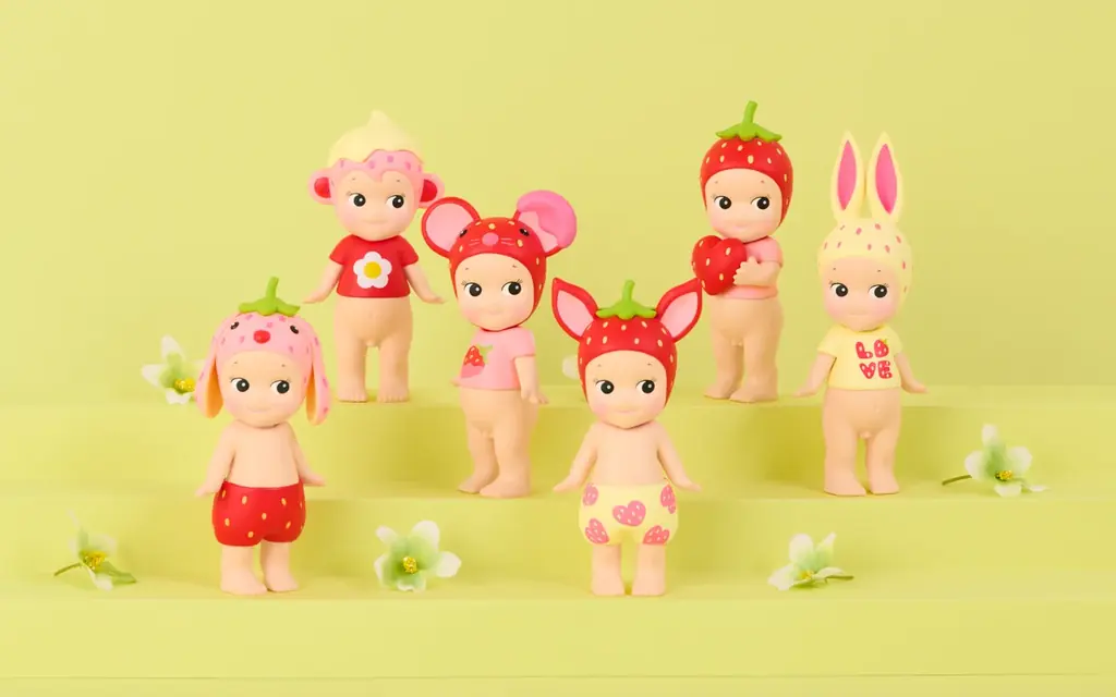 バレンタインは、いちごになった小さな天使の男の子と甘いひとときを。「Sonny Angel mini figure Strawberry Love Series」が、全世界同日発売。 画像 2