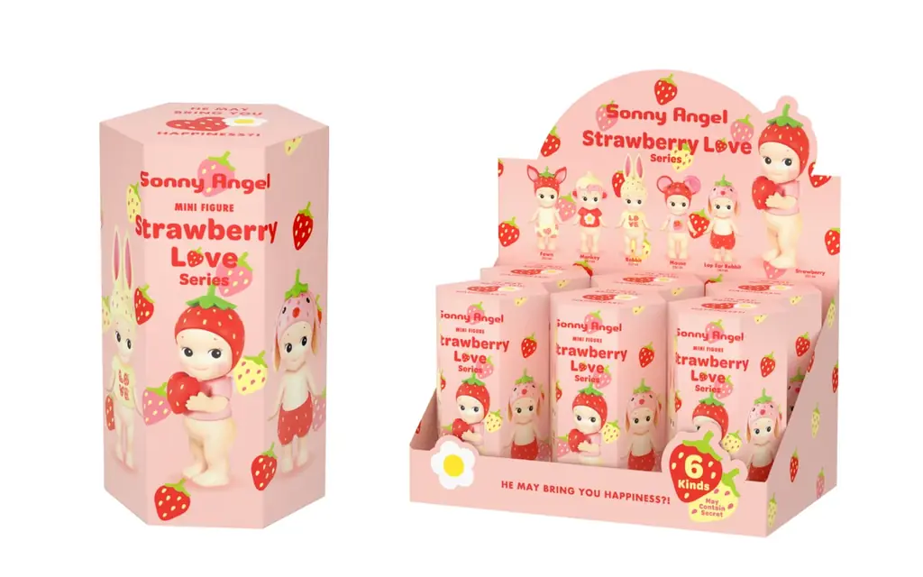 バレンタインは、いちごになった小さな天使の男の子と甘いひとときを。「Sonny Angel mini figure Strawberry Love Series」が、全世界同日発売。 画像 5