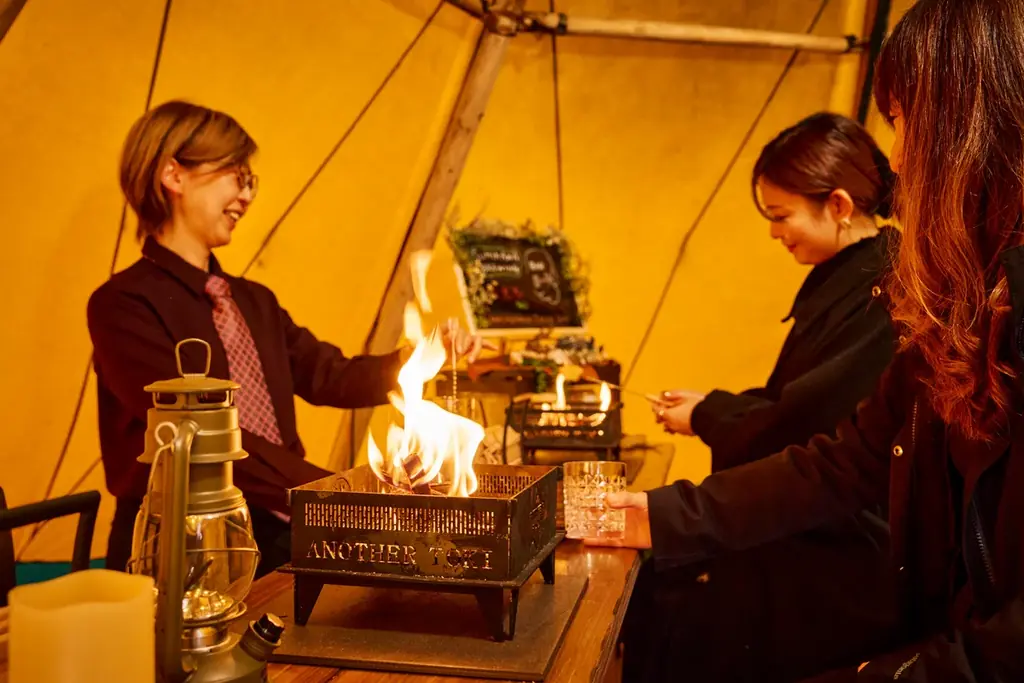 焚火の揺らぎで心がほぐれる“新・没入スポット”「マチナカTAKIBI BAR」本日より開催 画像 2