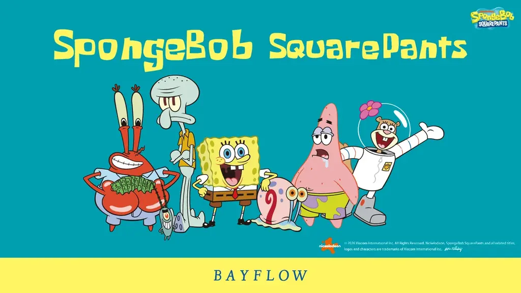 「BAYFLOW × スポンジ・ボブ」大好評につき第3弾が決定！コラボレーションアイテム全23型が、2026年1月9日（金）に登場 画像 1